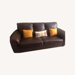 Brown Leather Sofa - 1500 1500 frame 0 2860
