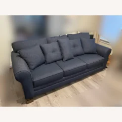 Raymour & Flanigan Blue McKinley Sofa