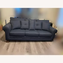 Raymour & Flanigan Blue McKinley Sofa - 1500 1500 frame 0 2863