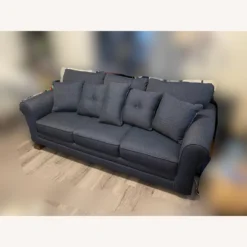 Raymour & Flanigan Blue McKinley Sofa - 1500 1500 frame 0 2866