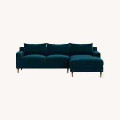 Interior Define 3 Seat Velvet Chaise Sofa - 1500 1500 frame 0 287