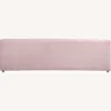 Other Sofa In Pink Velvet W/ Unique Leveled Arms
