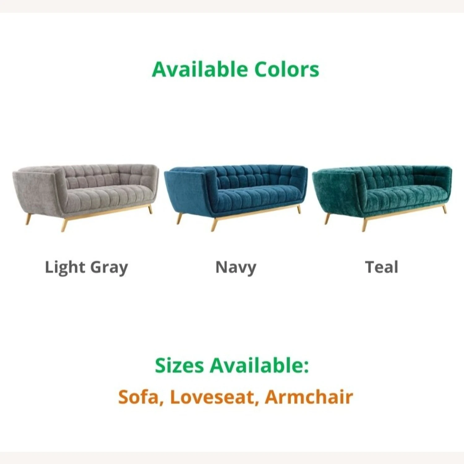 Other Sofa In Navy Crushed Performance Velvet 2 Other Sofa In Navy Crushed Performance Velvet - Image 2