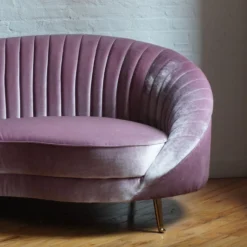 Other Curved Modern Sofa Pink Velvet - 1500 1500 frame 0 2898