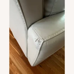 Genuine Leather Silver Gray Sofa - 1500 1500 frame 0 2927