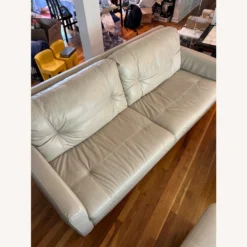 Genuine Leather Silver Gray Sofa - 1500 1500 frame 0 2928