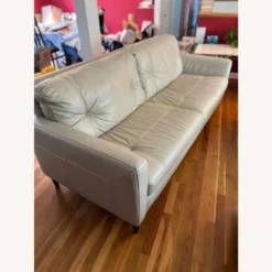 Genuine Leather Silver Gray Sofa - 1500 1500 frame 0 2929