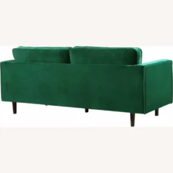 Other Sofa In Green Velvet W/ Roll-Style Pillows - 1500 1500 frame 0 2939
