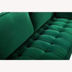 Other Sofa In Green Velvet W/ Roll-Style Pillows - 1500 1500 frame 0 2940