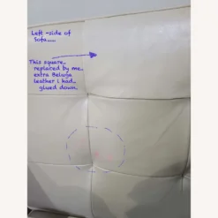 Knoll Vintage Sofa Alaska Leather Beige