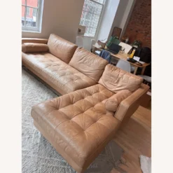 Article Sven Charme Tan Right Sectional Sofa - 1500 1500 frame 0 319