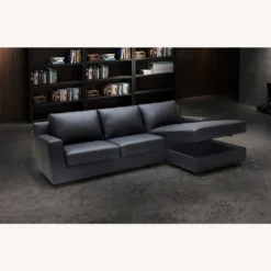 Other Right-Hand Facing Chaise In Black Premium Leather