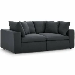 Other 2-Piece Sectional In Gray Soft Polyester Fabric 10 Other 2-Piece Sectional In Gray Soft Polyester Fabric - 1500 1500 frame 0 330