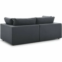 Other 2-Piece Sectional In Gray Soft Polyester Fabric 11 Other 2-Piece Sectional In Gray Soft Polyester Fabric - 1500 1500 frame 0 331