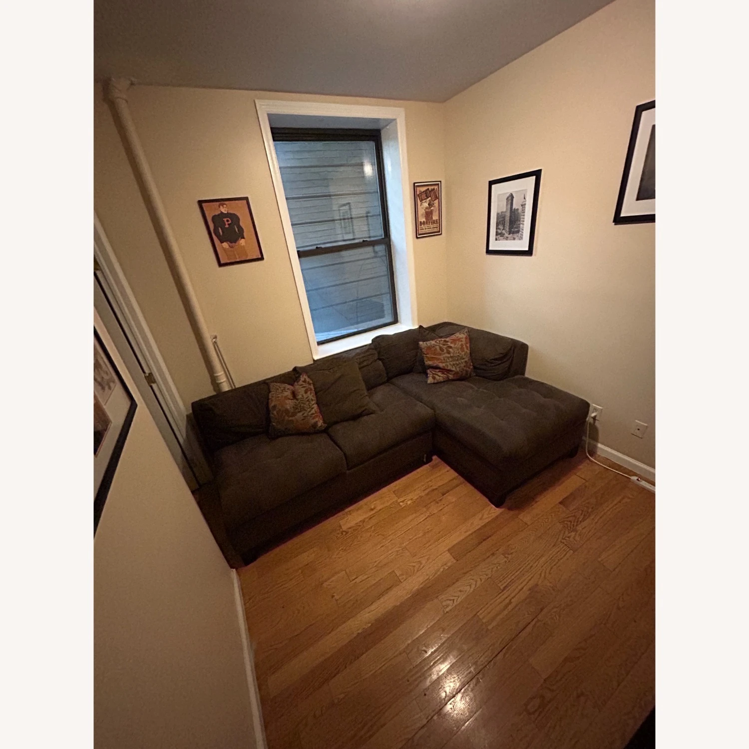 Brown Sectional Polyuerethane Sofa 5 Brown Sectional Polyuerethane Sofa - Image 5