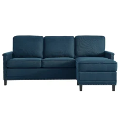 Other 2-Piece Sectional In Azure Polyester Fabric Finish - 1500 1500 frame 0 348