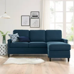 Other 2-Piece Sectional In Azure Polyester Fabric Finish - 1500 1500 frame 0 350