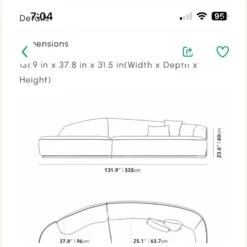 Rove Concepts Reya Sectional - 1500 1500 frame 0 358