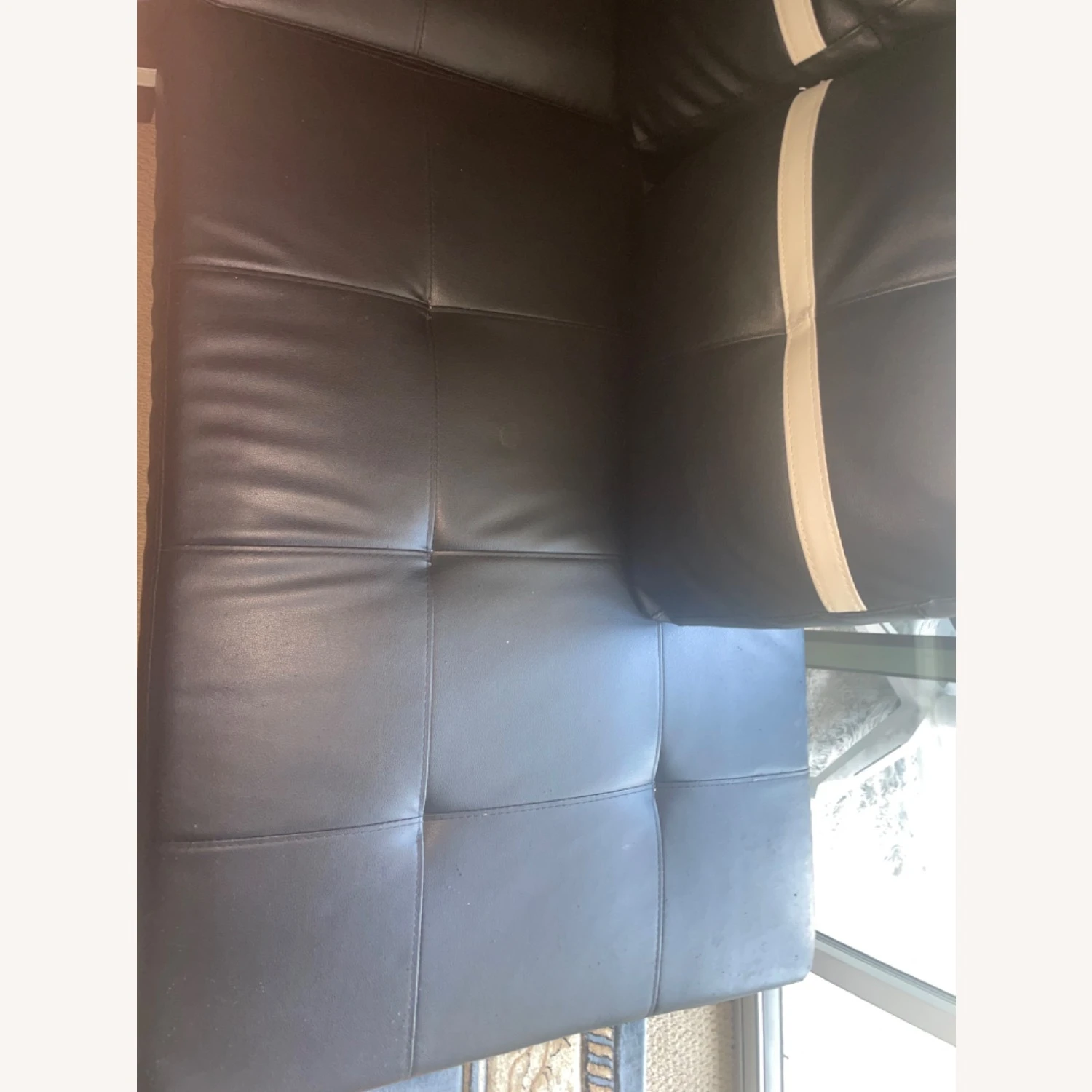 Faux Leather Sofa 7 Faux Leather Sofa - Image 7