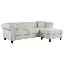 Other 2-Piece Sectional In Oatmeal Linen-like Upholstery - 1500 1500 frame 0 427
