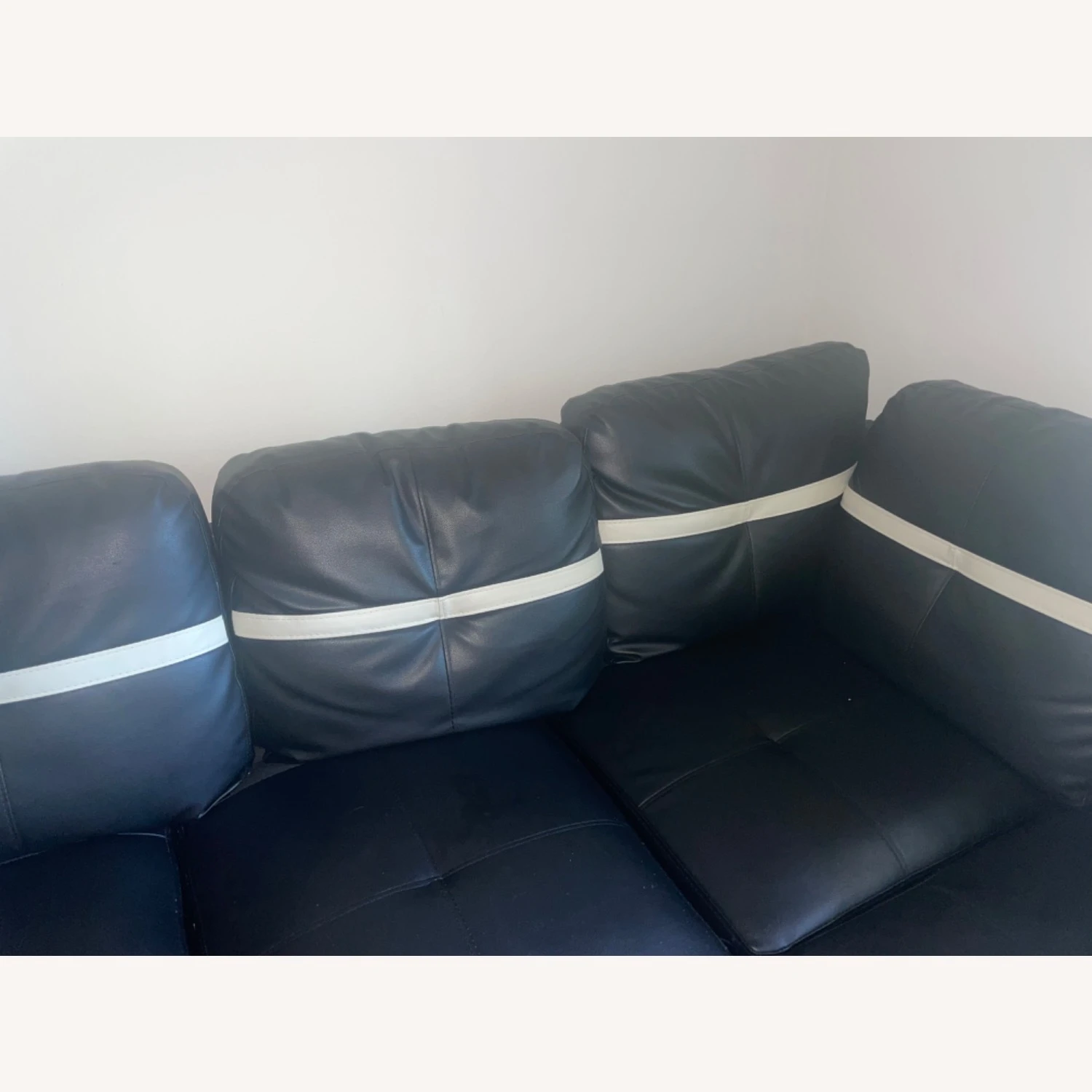 Faux Leather Sofa 9 Faux Leather Sofa - Image 9