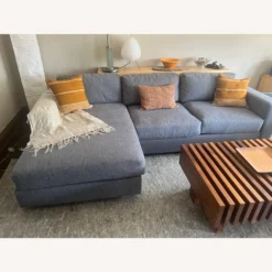 West Elm Down Filled Urban Sectional In Gray 9 West Elm Down Filled Urban Sectional In Gray - 1500 1500 frame 0 438