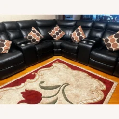 Black Leather Recliner With Blue Led - 1500 1500 frame 0 480