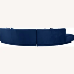Other 2-Piece Sectional In Curved-Shape Navy Velvet - 1500 1500 frame 0 494