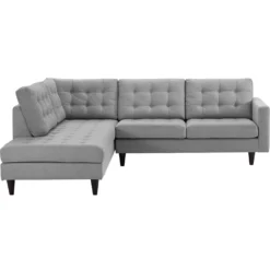 Other 2-Piece Left-Facing Sectional Sofa In Light Gray
