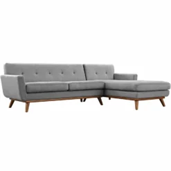 Other Right-Facing Sectional In Expectation Gray Fabric