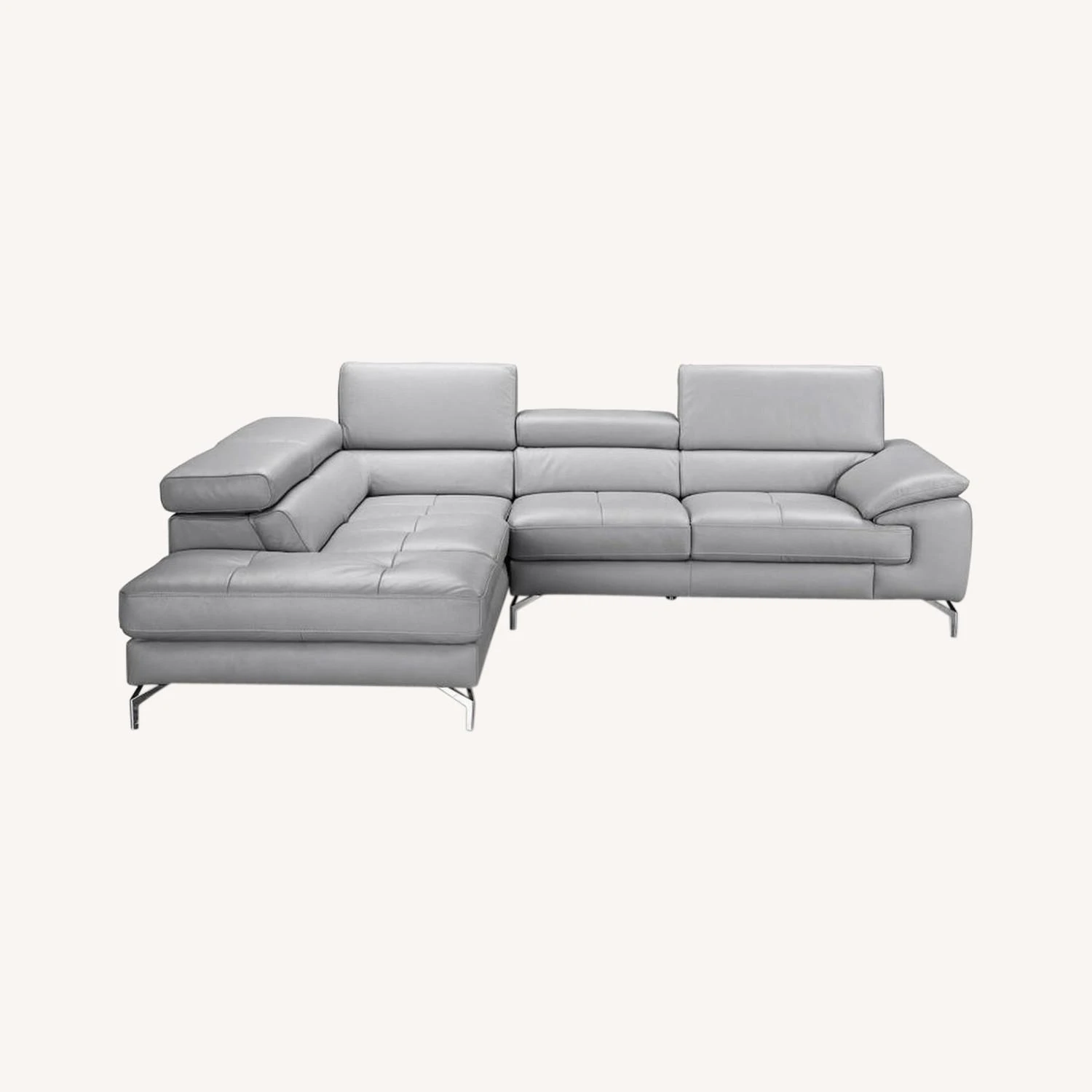Other Left-Hand Facing Sectional In Element Grey Leather 1 Other Left-Hand Facing Sectional In Element Grey Leather