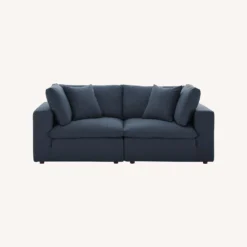 Other 2-Piece Sectional Sofa In Azure Linen Fabric - 1500 1500 frame 0 541