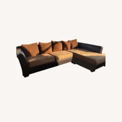 Ashley Furniture Brown Sectional - 1500 1500 frame 0 552