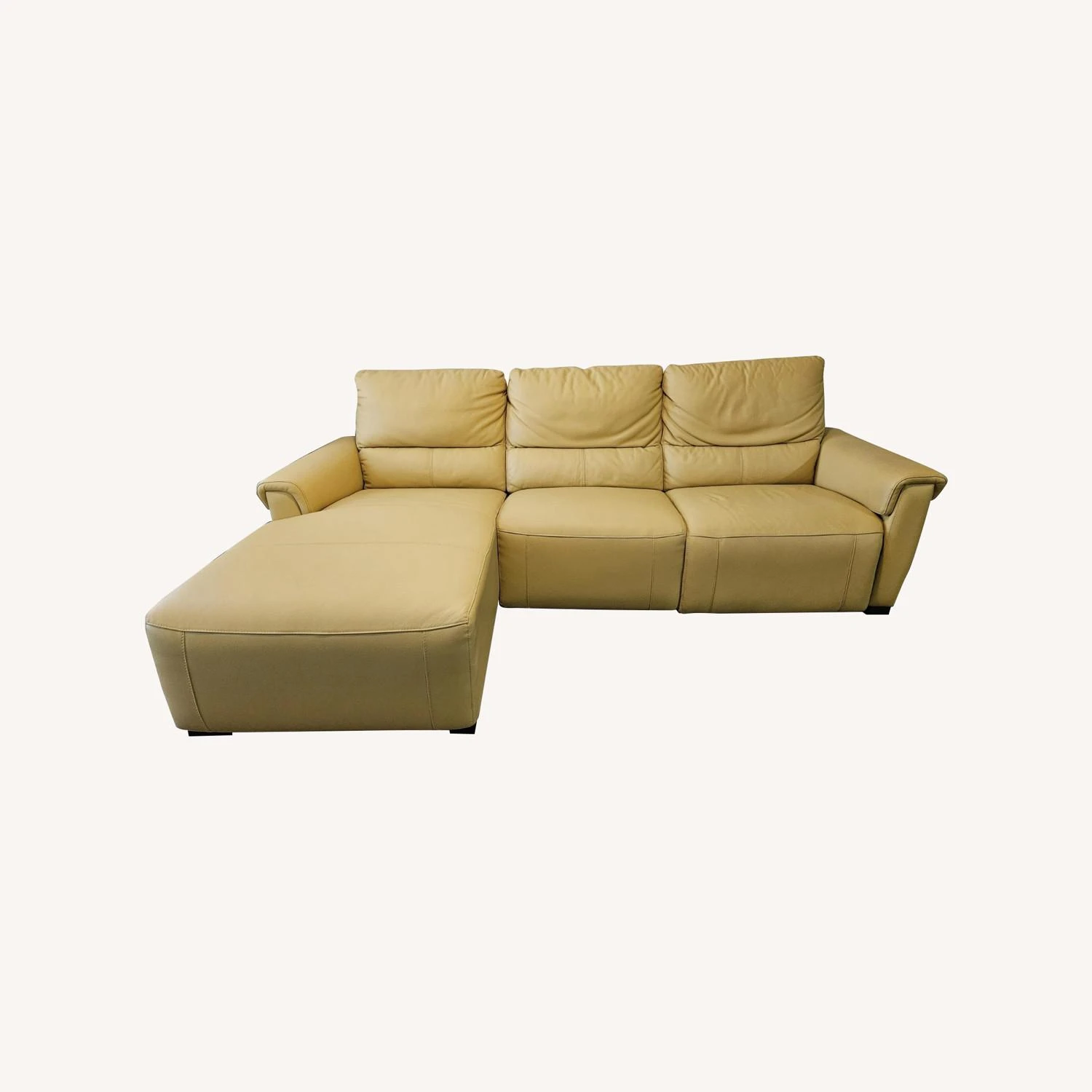 Minnich Reclining Leather Sectional Sofa 5 Minnich Reclining Leather Sectional Sofa - Image 5
