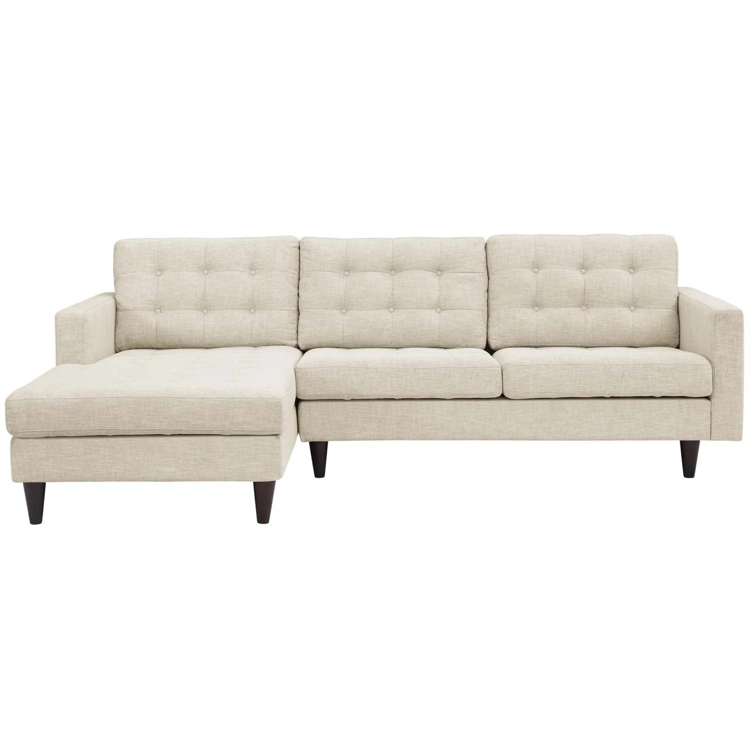 Other Left-Facing Sectional Sofa In Beige Fabric 1 Other Left-Facing Sectional Sofa In Beige Fabric