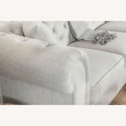 Other Sectional In Oatmeal Fabric W/ Wide Roll Arms - 1500 1500 frame 0 63