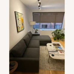 Room & Board Sectional With Chaise In Dark Grey 5 Room & Board Sectional With Chaise In Dark Grey - 1500 1500 frame 0 653