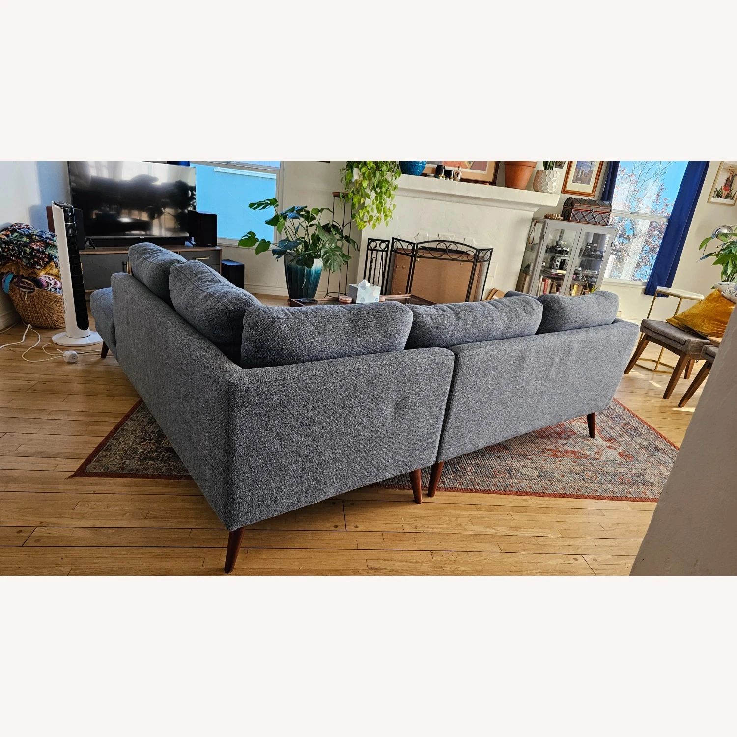 Other Fernish Casey Sectional Sofa Blue 8 Other Fernish Casey Sectional Sofa Blue - Image 8