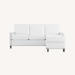 Other 2-Piece Sectional In White Polyester Fabric Finish - 1500 1500 frame 0 683