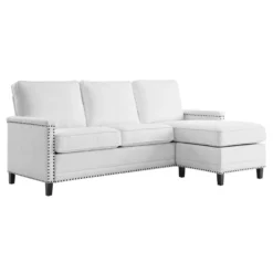 Other 2-Piece Sectional In White Polyester Fabric Finish - 1500 1500 frame 0 687