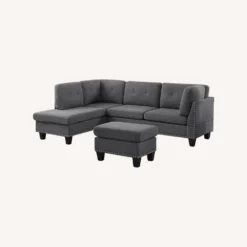 L-Shape Sectional Sofa With Ottoman -Left Chaise - 1500 1500 frame 0 711