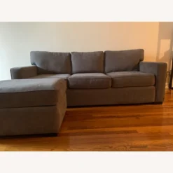 Macy's Grey Microfiber Sofa - 1500 1500 frame 0 741