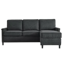Other 2-Piece Sectional In Charcoal Polyester Fabric - 1500 1500 frame 0 761