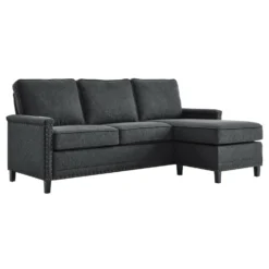 Other 2-Piece Sectional In Charcoal Polyester Fabric - 1500 1500 frame 0 762
