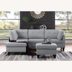 Other L-Shape Sectional Sofa With Ottoman - Left Chaise - 1500 1500 frame 0 790
