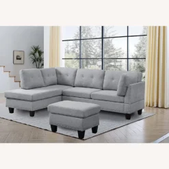 Other L-Shape Sectional Sofa With Ottoman - Left Chaise - 1500 1500 frame 0 796