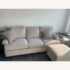 Basset Sand Couch With Ottoman