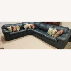 Natuzzi Leather Sectional Couch With Sofa Sleeper - 1500 1500 frame 0 836