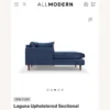 AllModern Midcentury Modern Sectional Sofa