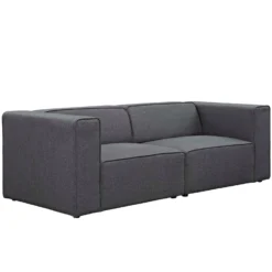 Other 2-Piece Sectional In Gray Fabric W/ Trim Lining - 1500 1500 frame 0 844